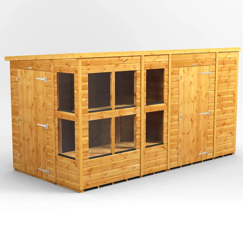 Pent Potting Shed Combi
