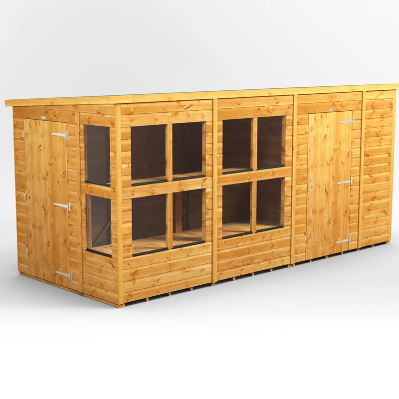 Pent Potting Shed Combi
