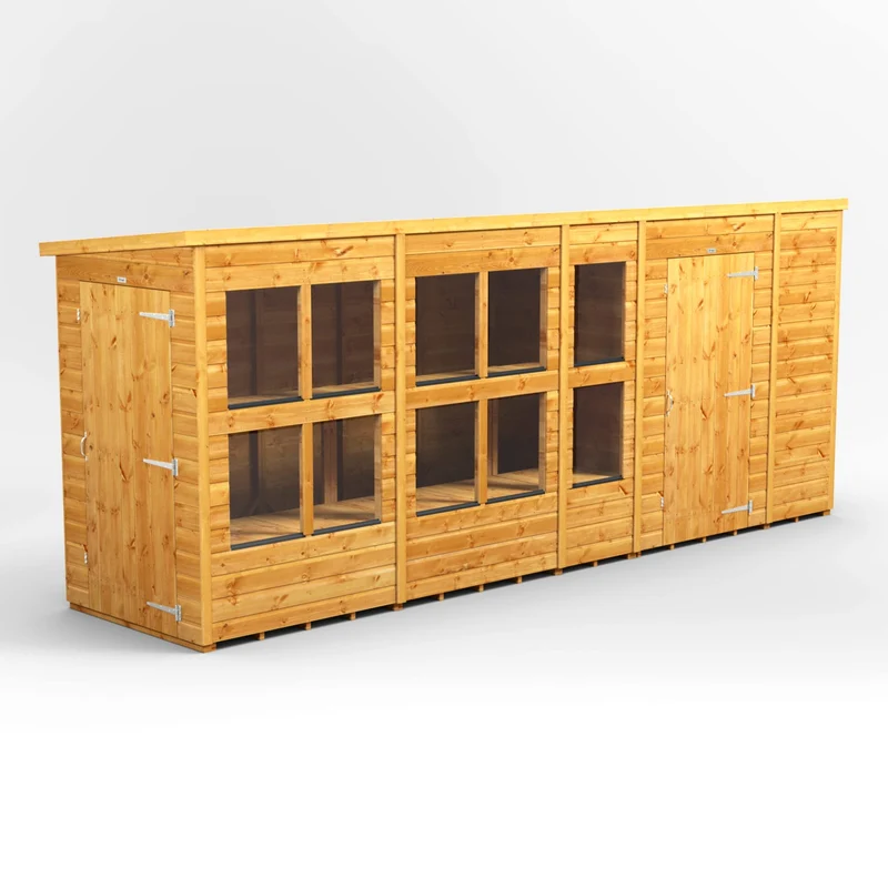 Pent Potting Shed Combi