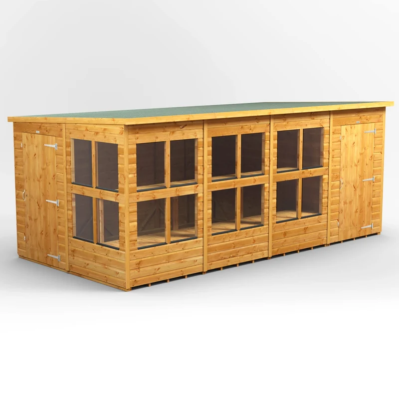 Pent Potting Shed Combi