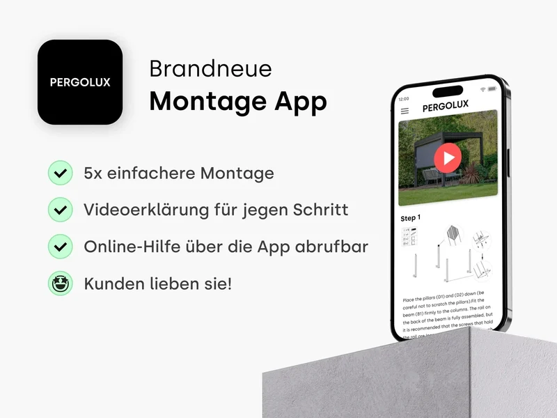 PERGOLUX LED Maßanfertigung
