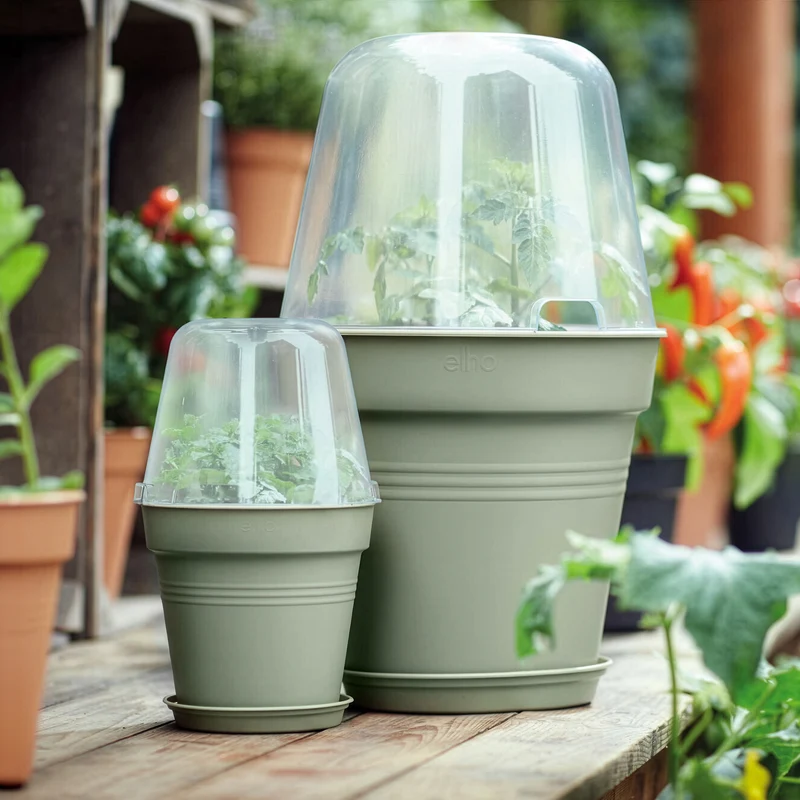 Anzuchttopf Green Basics Steingrün