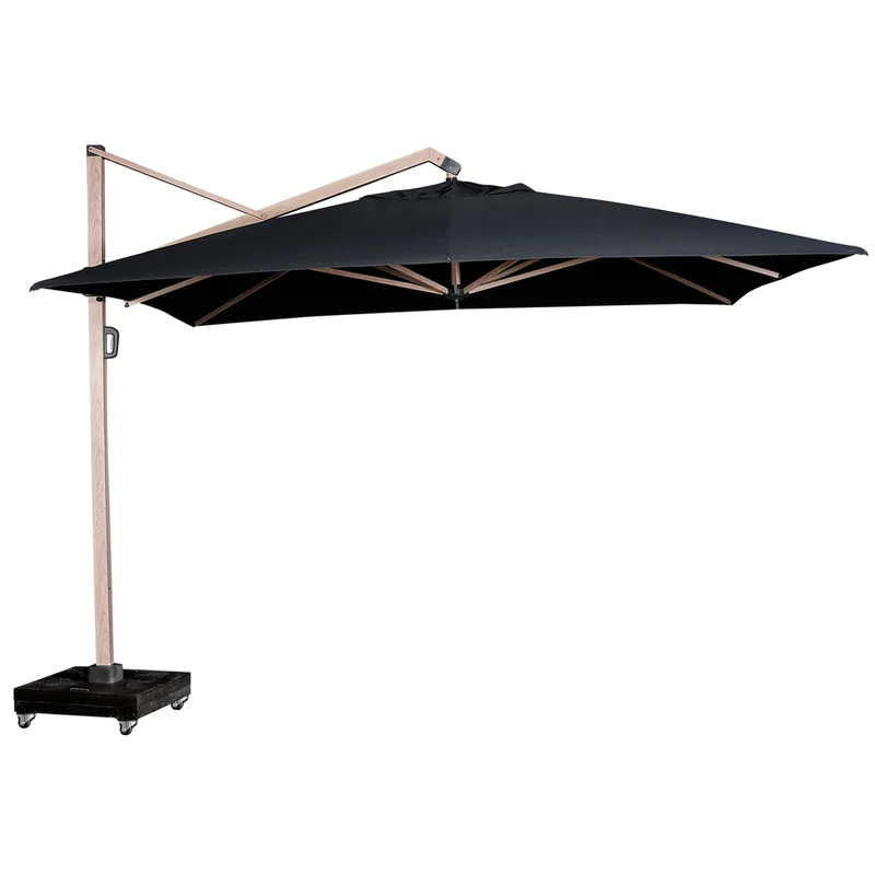 Platinum Sun & Shade zweefparasol Icon Premium 400x300 Faded black