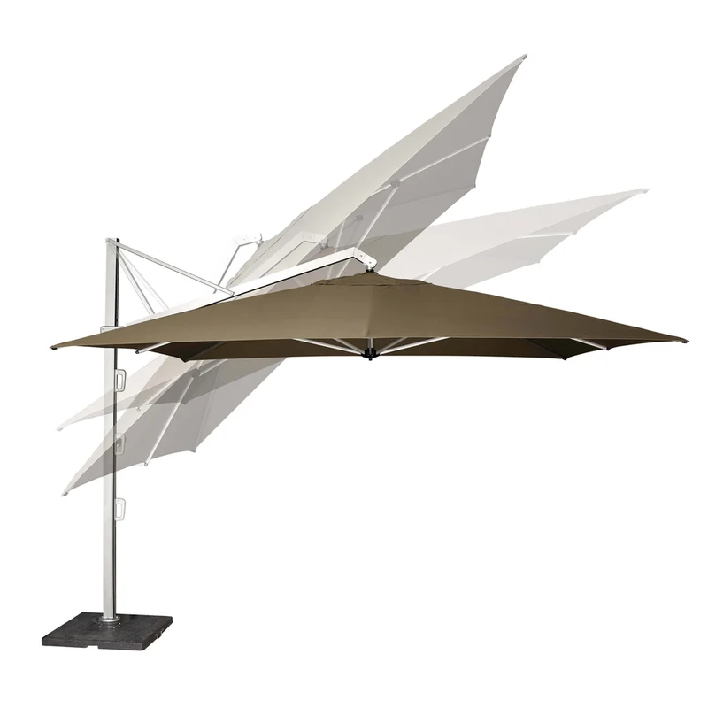 Platinum Sun & Shade zweefparasol Icon Premium 400x300 Faded black