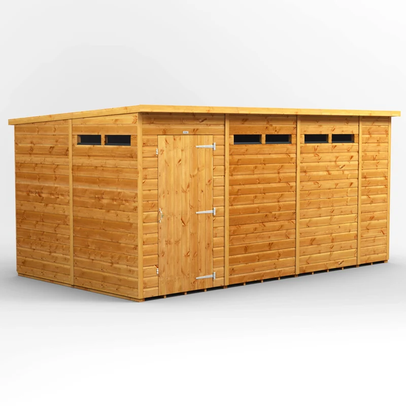 Pent Security Shed