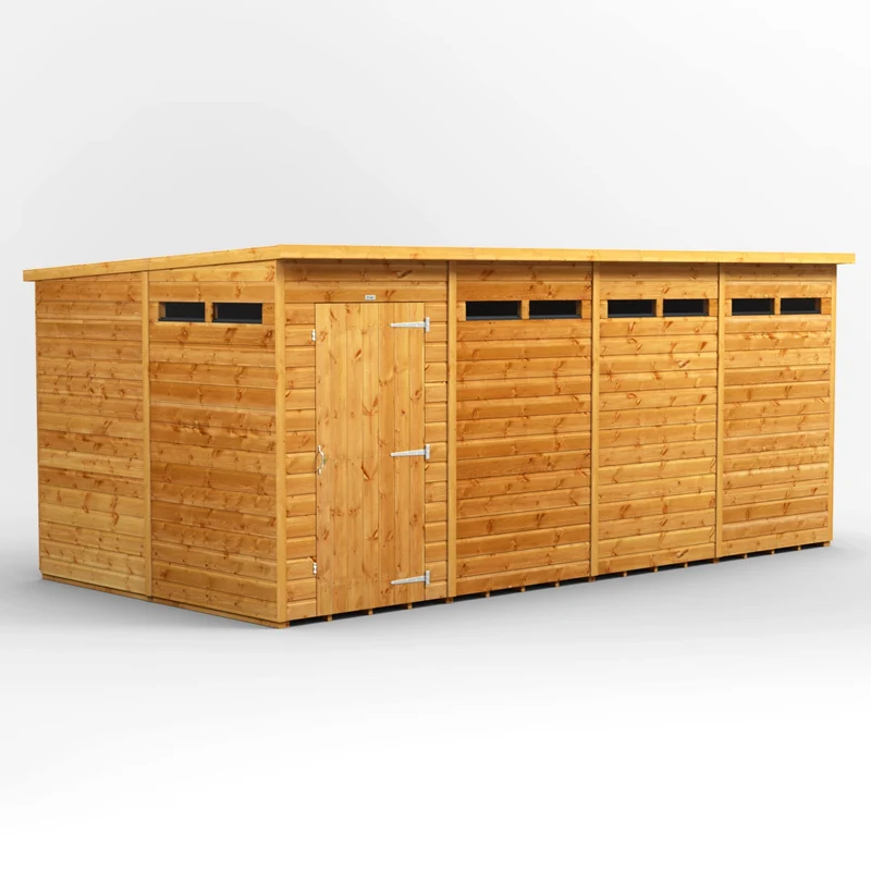 Pent Security Shed