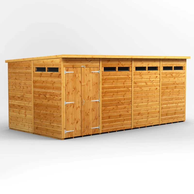 Pent Security Shed