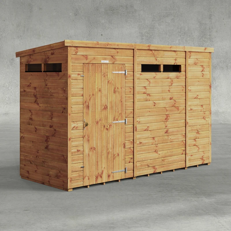 Pent Security Shed