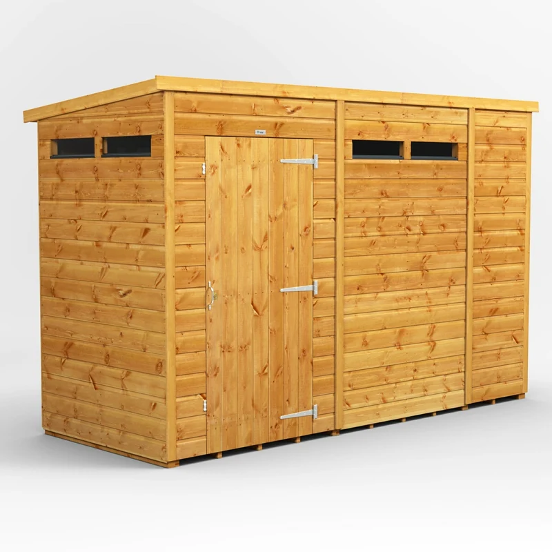 Pent Security Shed