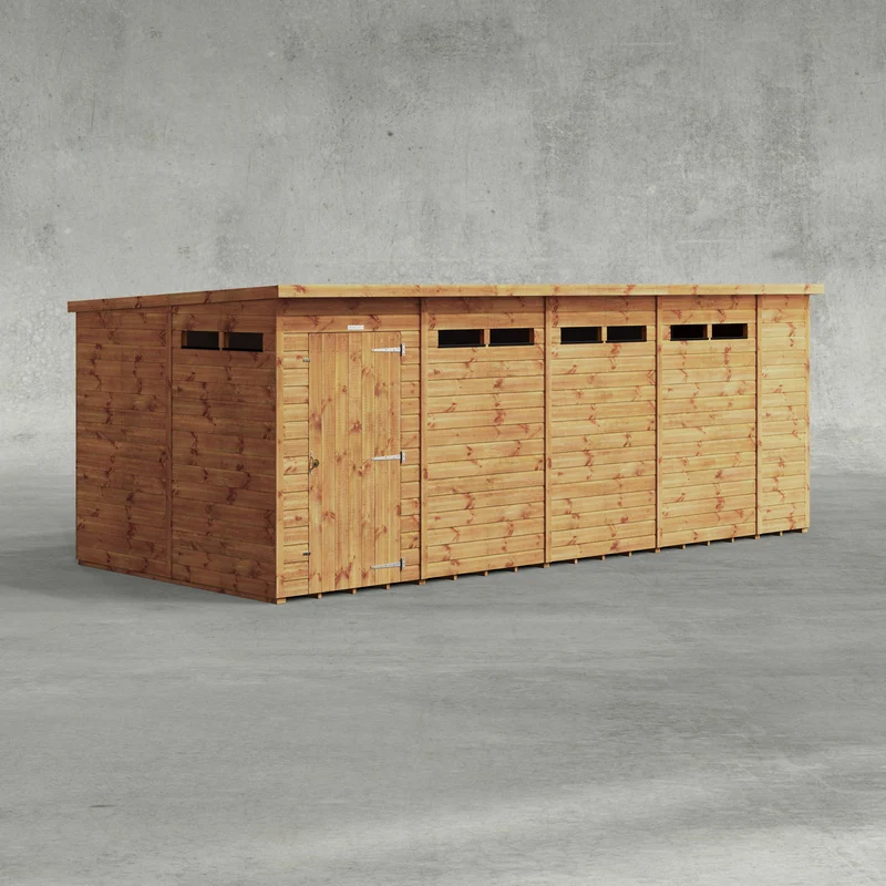 Pent Security Shed