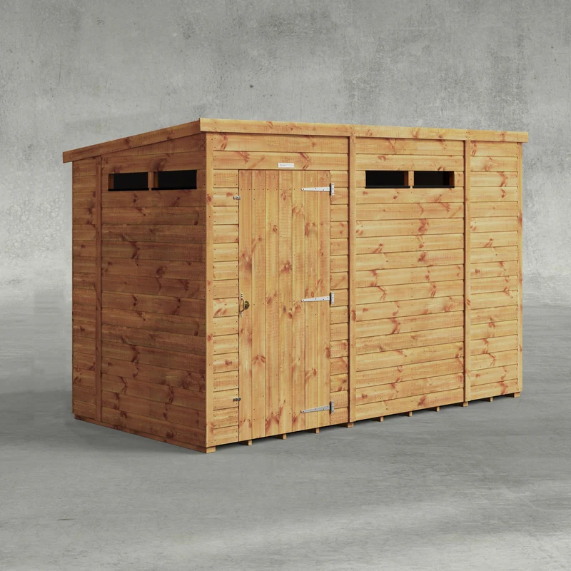 Pent Security Shed