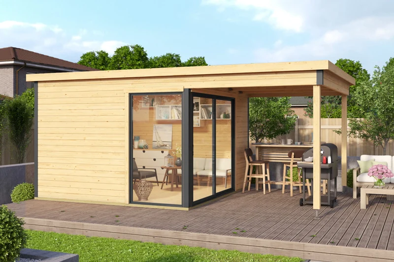 Lasita Maja Gartenhaus Modell Domeo