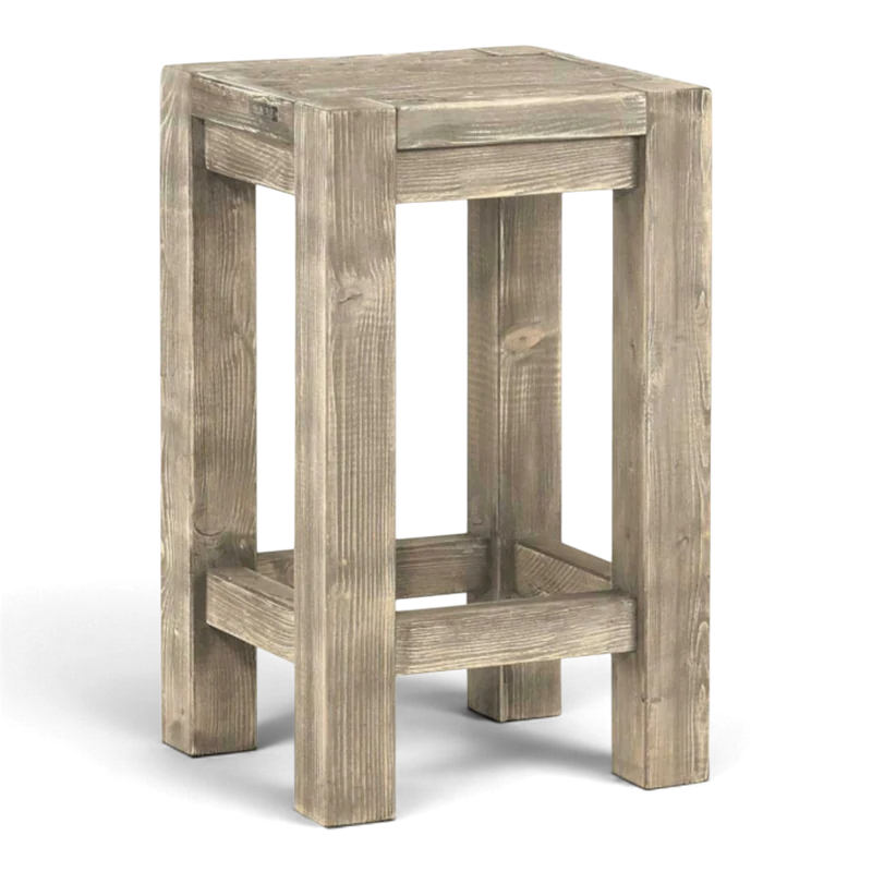 Stehtischhocker Massivholz - Stockmetal - ANTE NEO