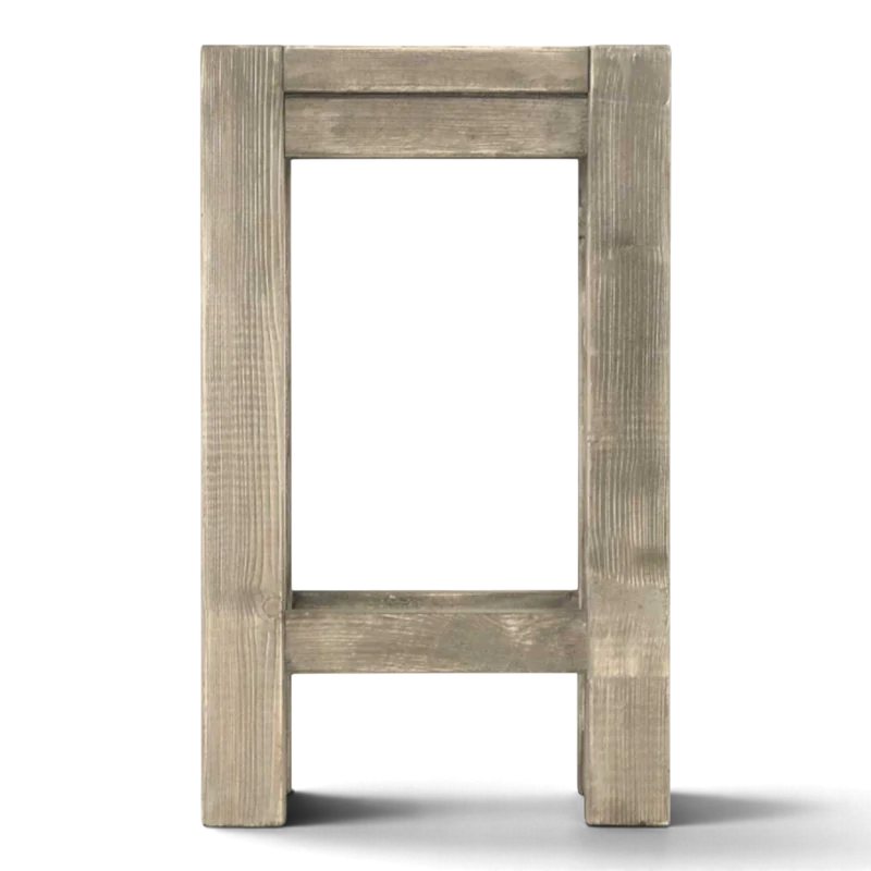 Stehtischhocker Massivholz - Stockmetal - ANTE NEO