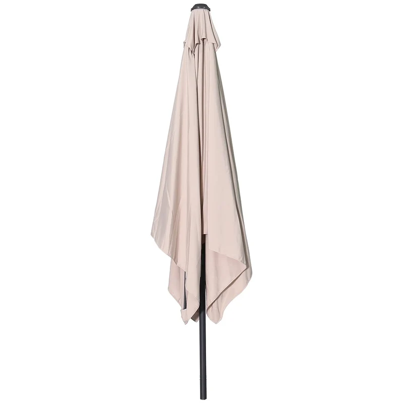 Garden Impressions Lotus parasol - 250x250 cm - carbon black - ecru