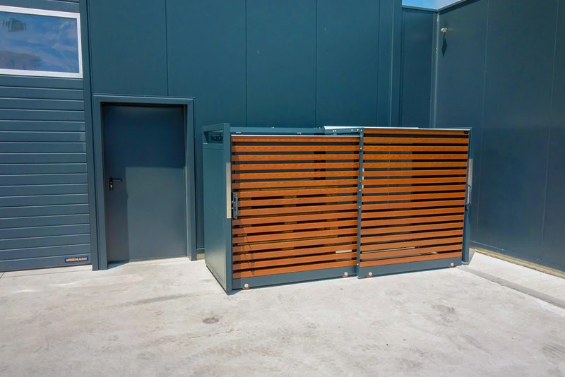 STYLEOUT® R LINIS 1100 – Premium-Müllcontainerbox aus Aluminium