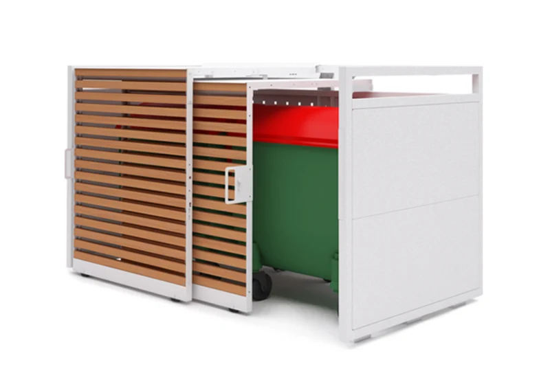 STYLEOUT® R LINIS 1100 – Premium-Müllcontainerbox aus Aluminium