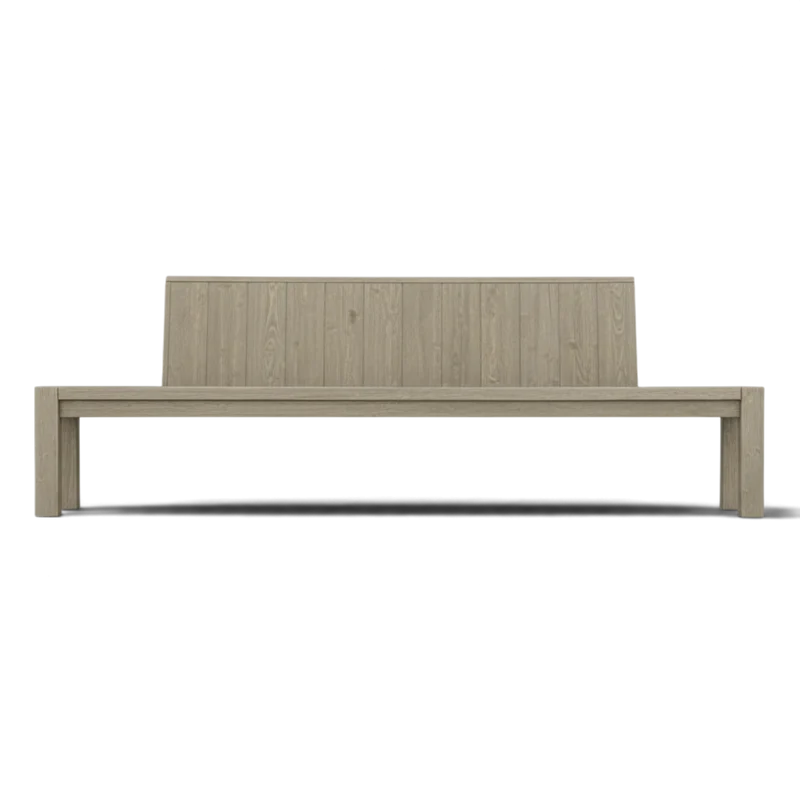 Loungebank Massivholz mit Lehne - Salweytal - ANTE NEO