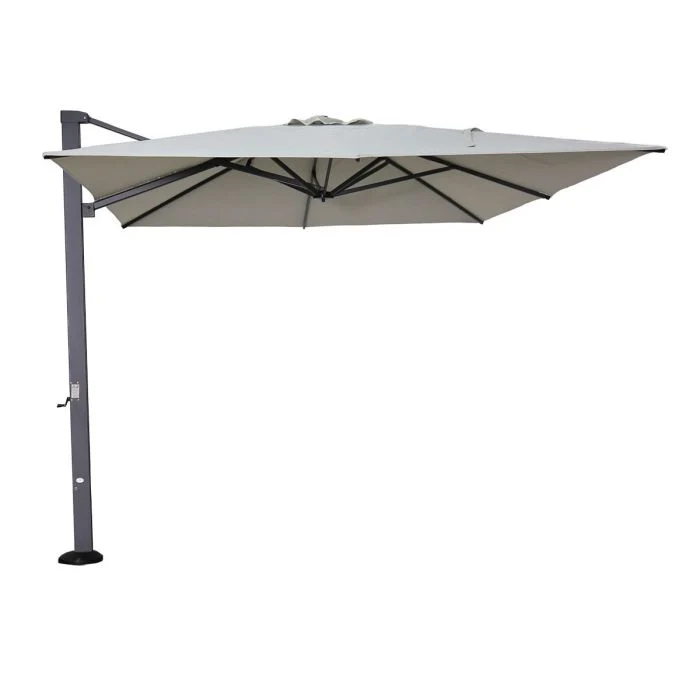 Garden Impressions Hawaii Emperor parasol - 3x4 m - carbon black - zand