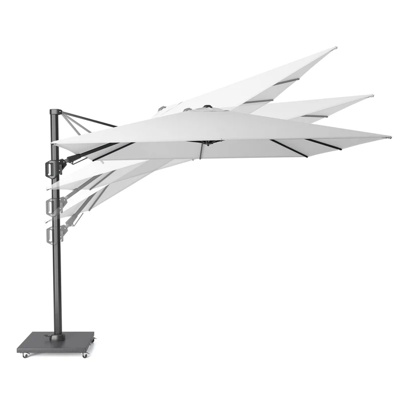 Platinum Sun & Shade zweefparasol Challenger T² 300x300 zwart