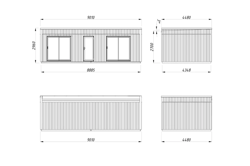 Palmako Tinyhouse Modell Johanna