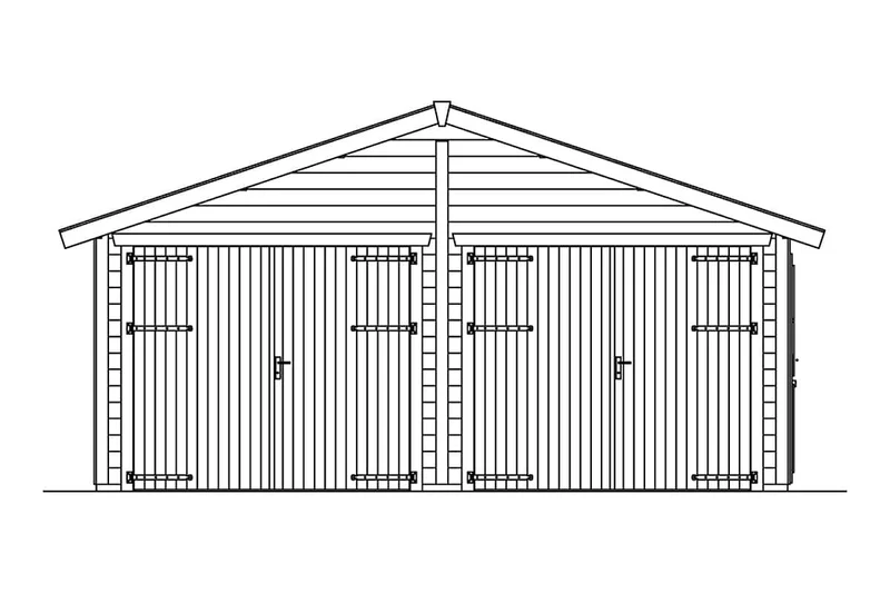 Skan Holz Holzgarage Varberg 3