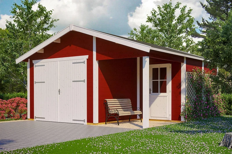 Skan Holz Holzgarage Varberg 2