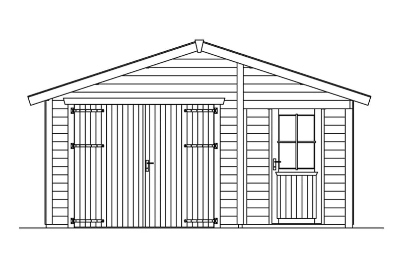 Skan Holz Holzgarage Varberg 2