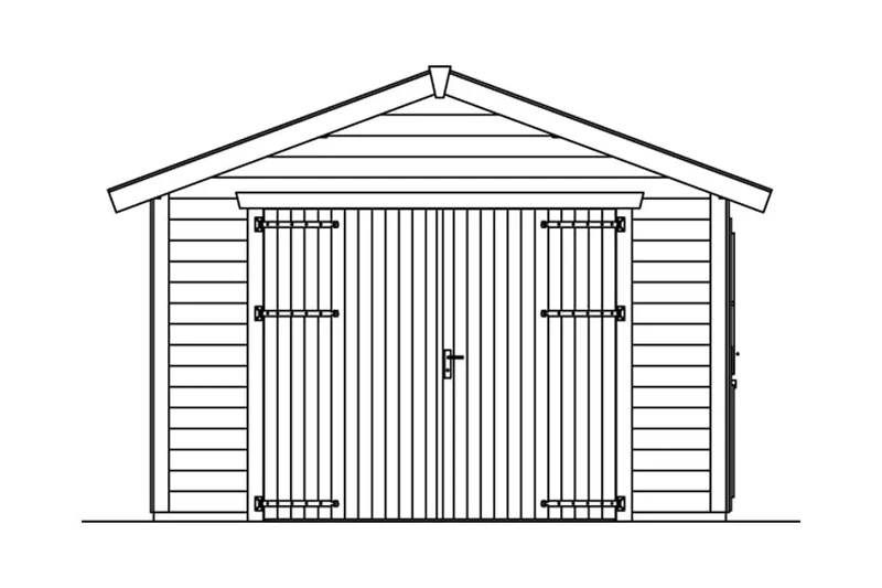 Skan Holz Holzgarage Varberg 1