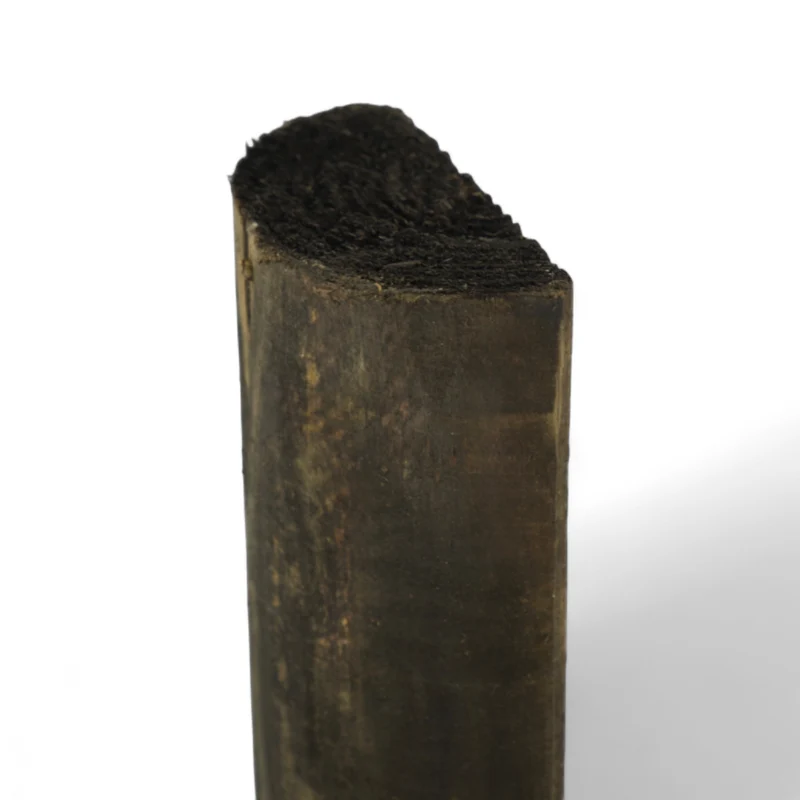 Halbholz Halbriegel - gefräst - KDI Schwarz
