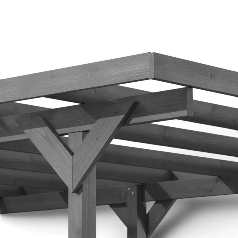 Einzelcarport Willingen - KDI / Lasiert / Douglasie