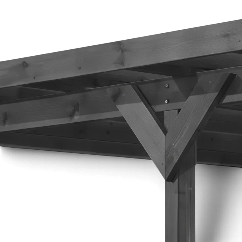 Einzelcarport Willingen - KDI / Lasiert / Douglasie