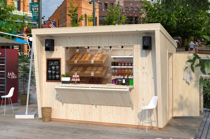 Palmako Marktstand Kira 7,7 m²