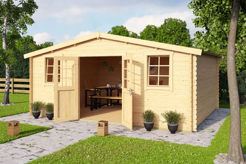 Lasita Maja Gartenhaus Modell Wels 4 DT