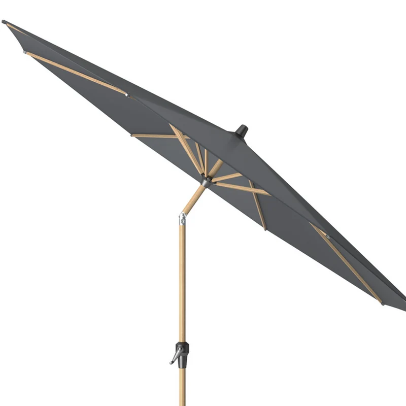 Platinum Sun & Shade parasol Riva Teak look ø300 Anthracite