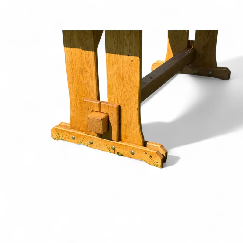Gartentisch Massivholz - Eiche - Valmetal