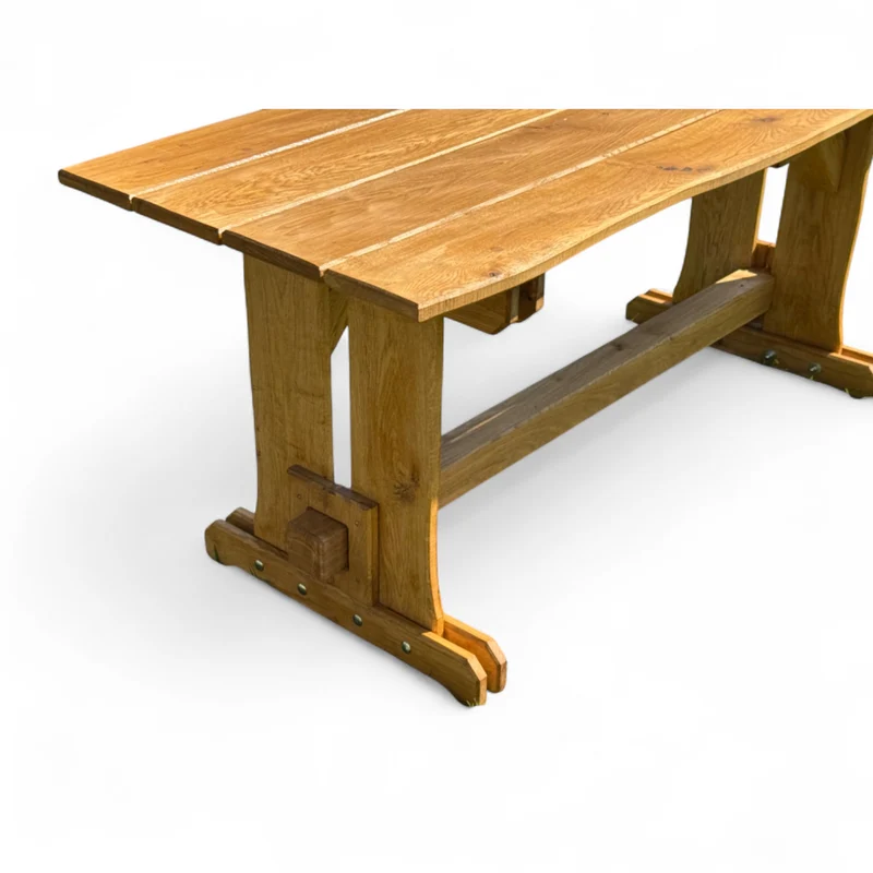 Gartentisch Massivholz - Eiche - Valmetal