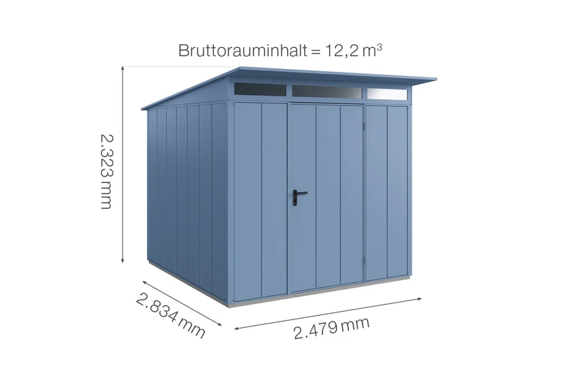 Hörmann Gerätehaus Modell Berry Modern Typ 2 mit Pultdach