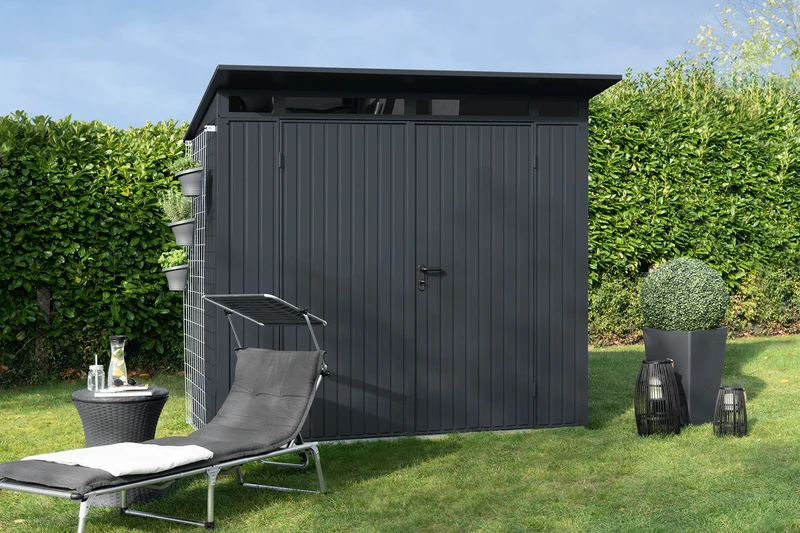 Hörmann Gerätehaus Modell Berry Classic Typ 1 mit Pultdach