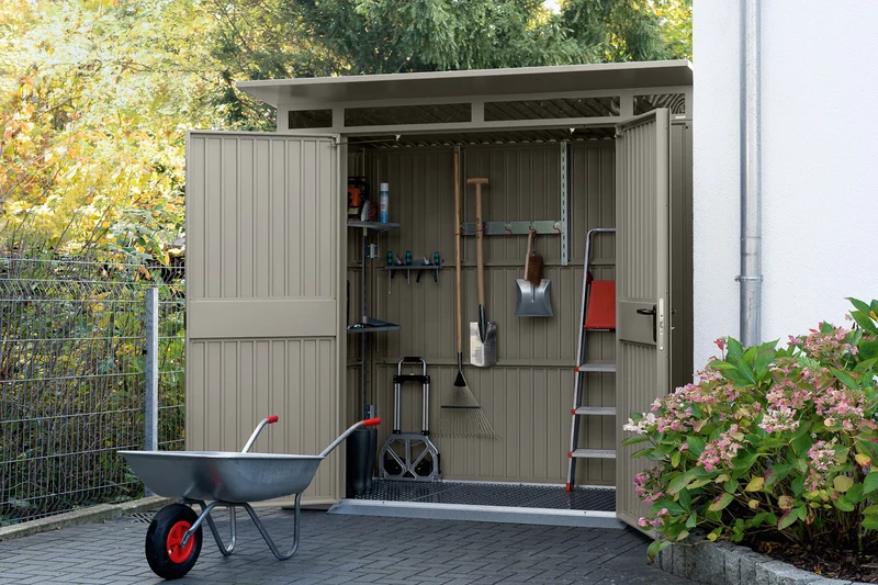 Hörmann Gerätehaus Modell Berry Classic Typ 1 mit Pultdach