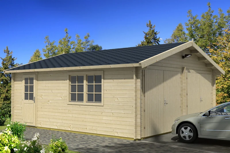 Tene Holzgarage Modell D