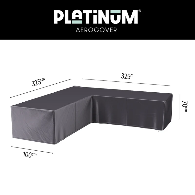 Platinum AeroCover Loungesethoes hoekset 325x325x100xH70