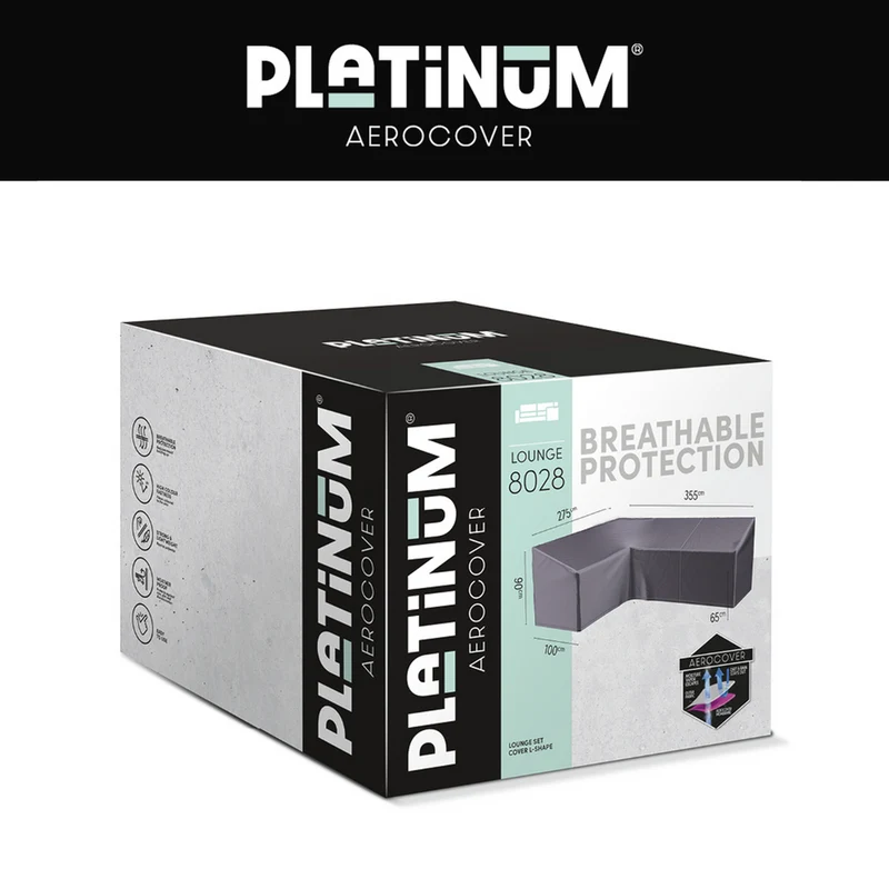 Platinum AeroCover Loungesethoes hoekset links 355x275x100xH65/90