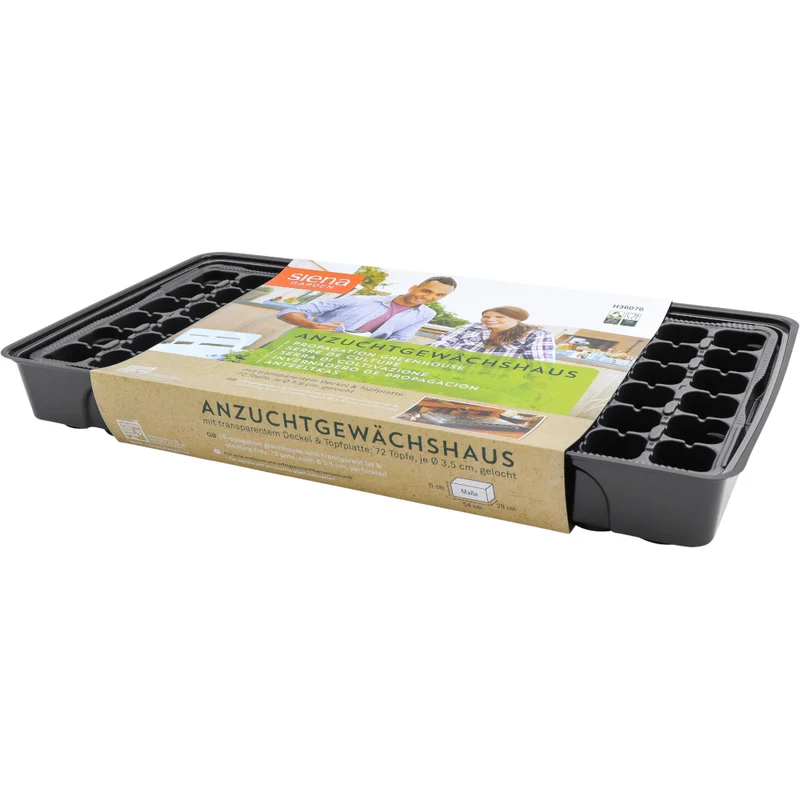 SIENA GARDEN Anzuchtgewächshaus XL inkl. Topfplatte