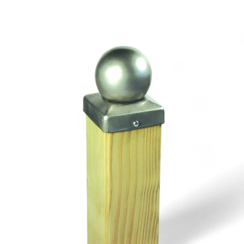 Pfostenkappe für Holzpfosten Kugel