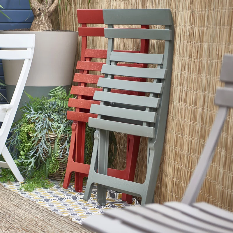 Lot table Vega 118 x 77 cm + 4 chaises Miami pliantes