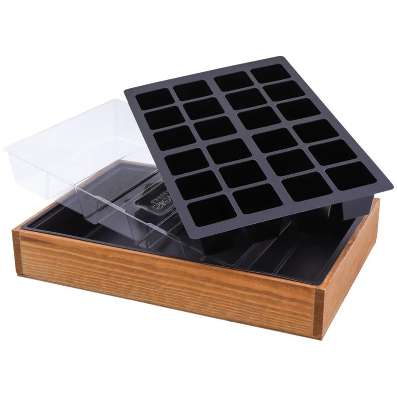 SIENA GARDEN Anzuchtkiste inkl. Topfplatte, Holz