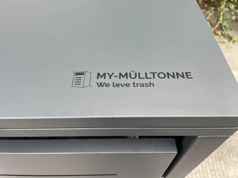 ALBA 3er Mülltonnenbox Anthrazit