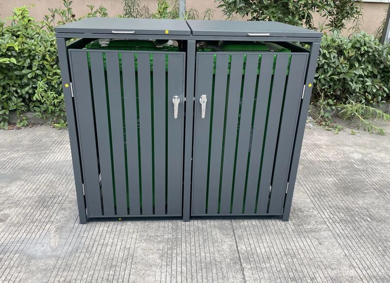 DIRITTO Mülltonnenbox 4er Modell