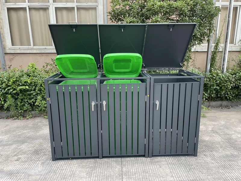 DIRITTO Mülltonnenbox 3er Modell